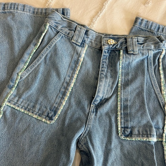 ZARA crochet style jean - Picture 2 of 4